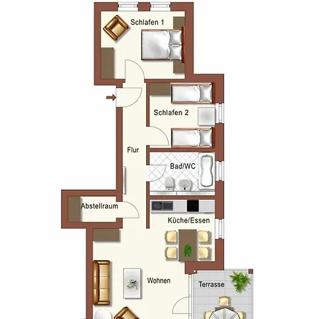 Apartmán Meerzeit In